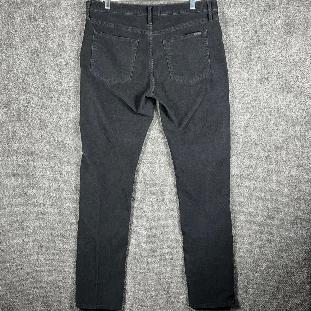 Joe's Jeans The Asher Pants‎ Men 34 Black Slim Fit Corduroy Stretch 5-Pocket